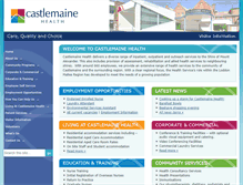 Tablet Screenshot of castlemainehealth.org.au